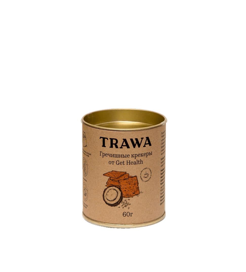 Сладкие гречишные крекеры от нутрициологов Get Health, TRAWA