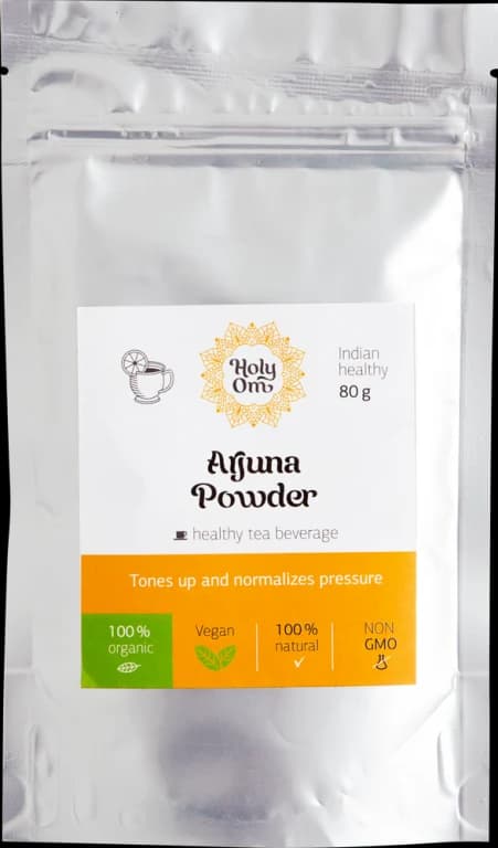 Арджуна порошок (Arjuna Powder) чайный травяной напиток, 80гр Holy Om