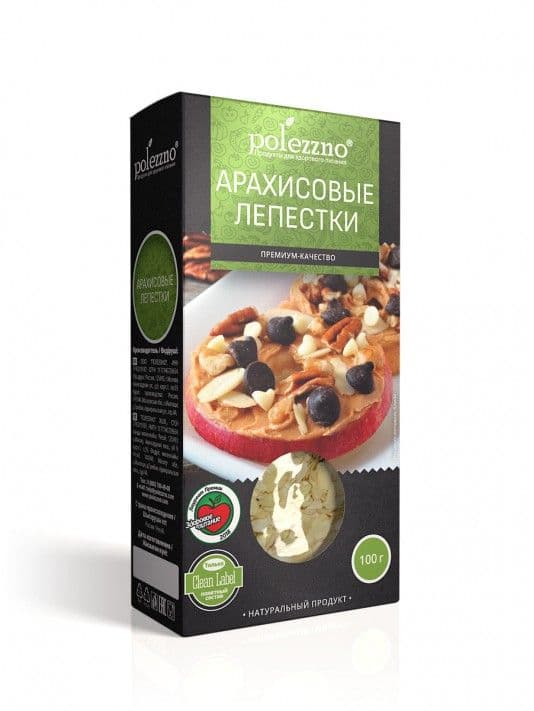 Арахисовые лепестки 100 г. Polezzno