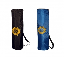 Чехол для коврика 70 см "Magic Om" нейлон (синий), RamaYoga