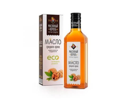 Масло грецкого ореха 0,1 л Масляный король