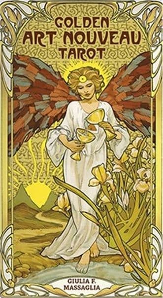 Мини ТароТаро Золотое Арт-Нуво, ISBN 978-0-73876-975-2