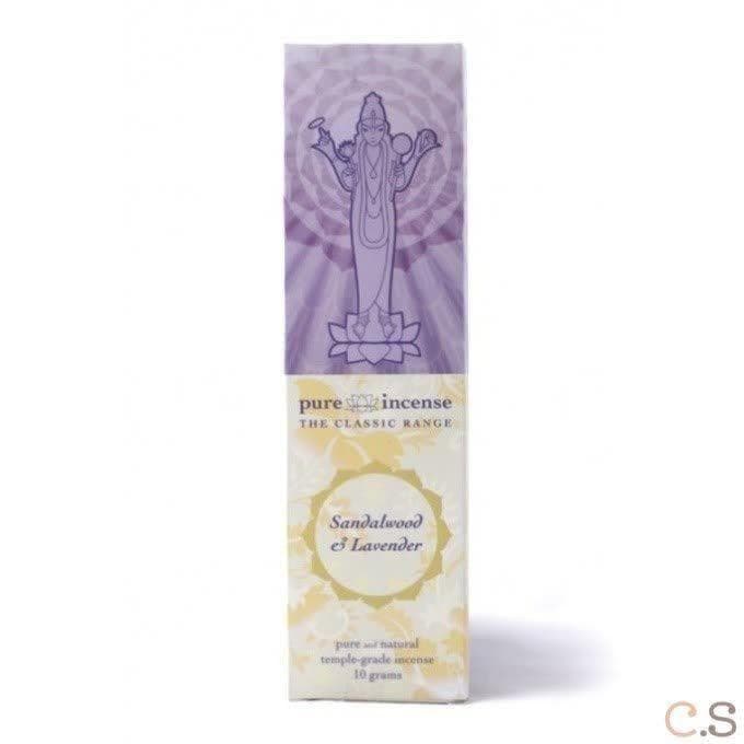 Сандал и лаванда (Sandalwood & Lavender) благовония 11 гр Pure Incense