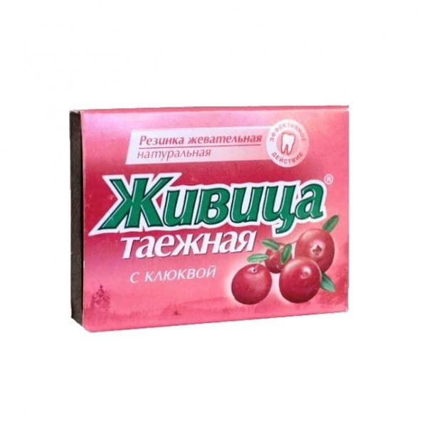 Живица таежная с клюквой 5 шт по 0,8 гр