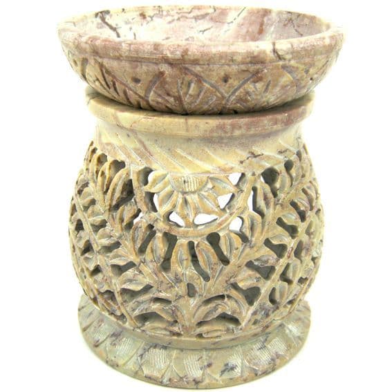 L055-05 Аромалампа камень 11 см