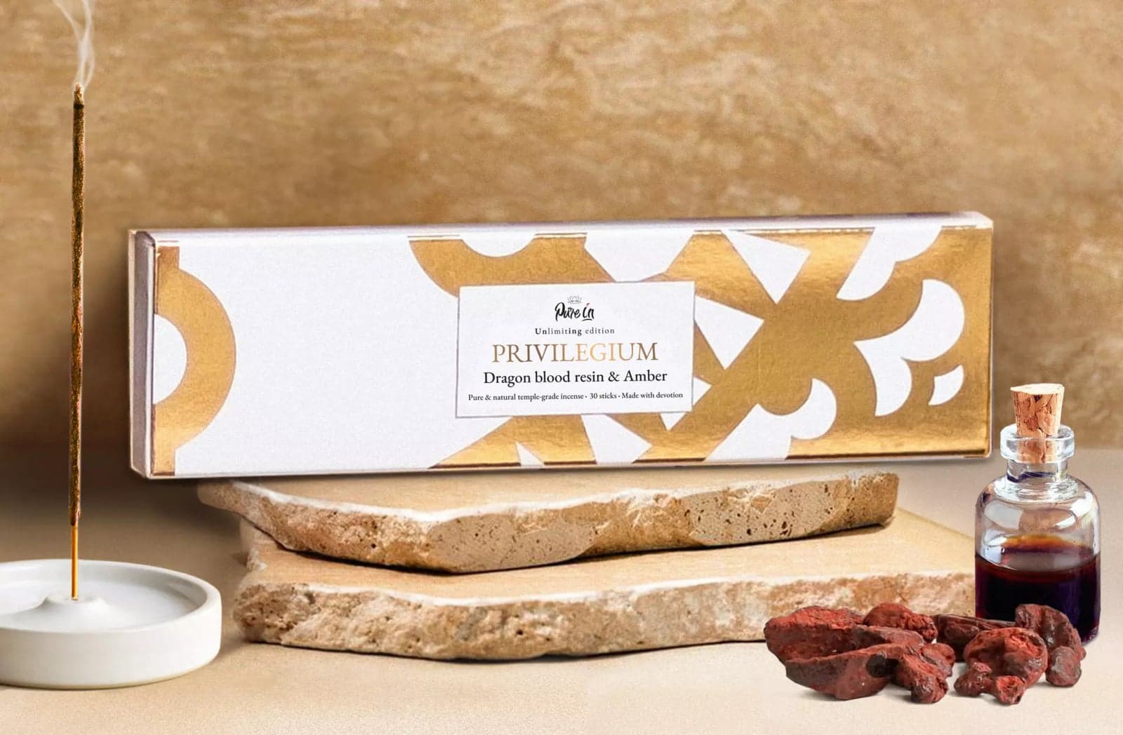 Благовония Privilegium Dragon blood resin Amber Дерево кровь дракона Янтарная смола