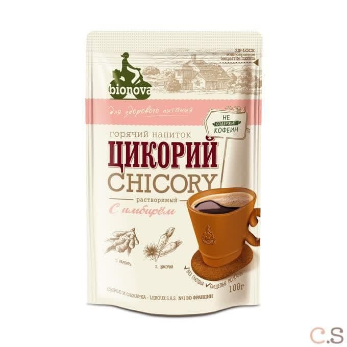 Цикорий с имбирем 100 гр Бионова