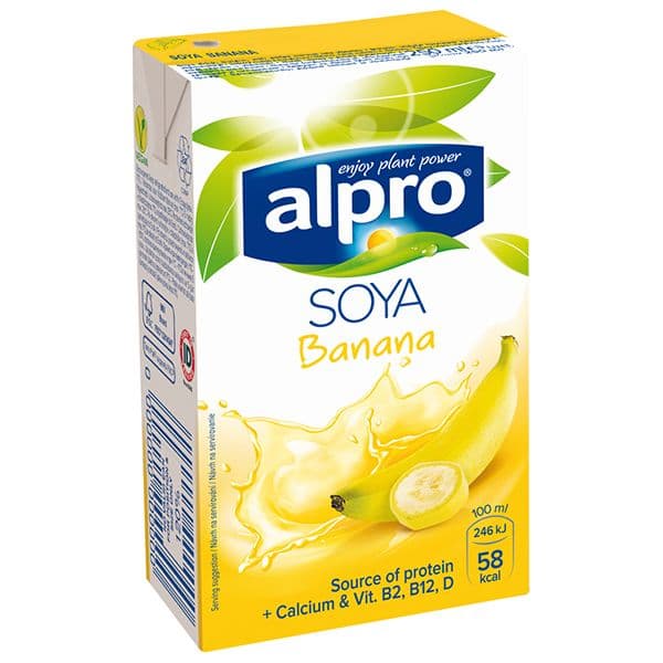 Напиток соевый с бананом 250 мл Alpro