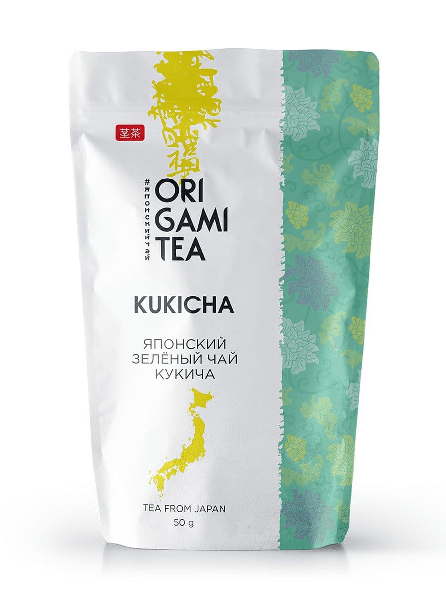 Кукича японский зелёный чай 50 гр Origami Tea