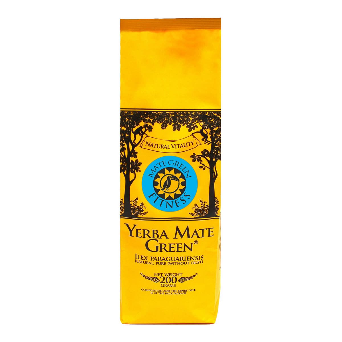 Mate Green Fitness 200 гр (чай пуэр, листья белой шелковицы, мята, фенхель)