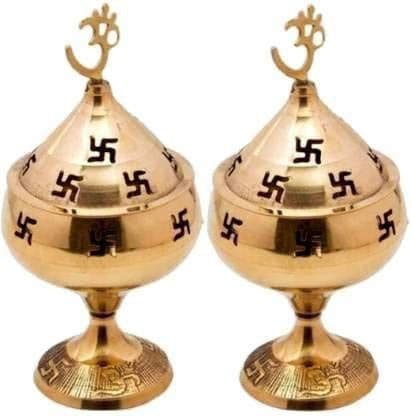 Дийя (дипак) латунь OM Brass Akhand Oil Lamp