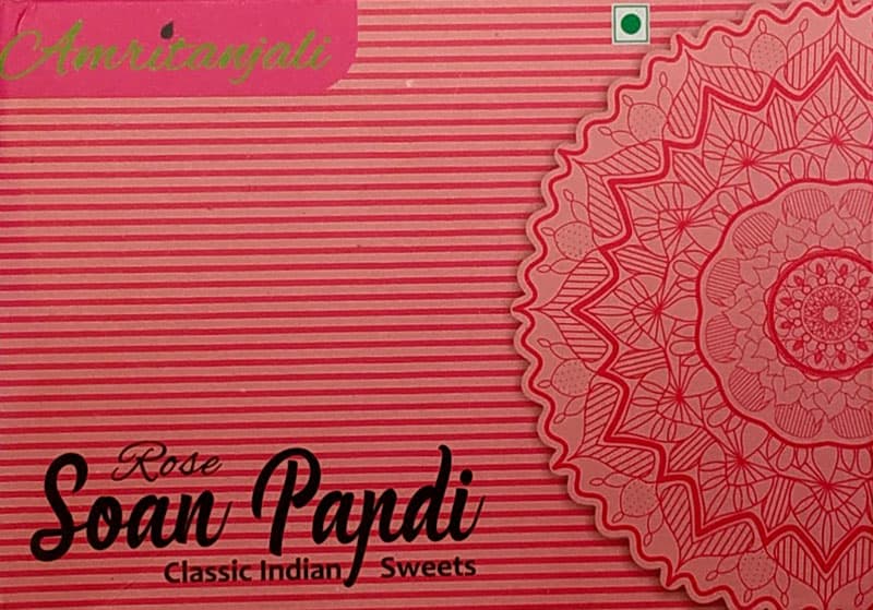 Соан Папди с Розой (Soan Papdi Rose) 250 гр индийские сладости