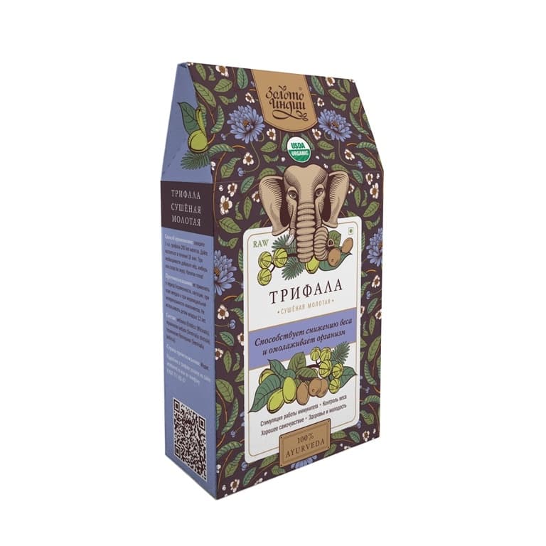 Трифала порошок (Triphala Powder) 100 гр Золото Индии