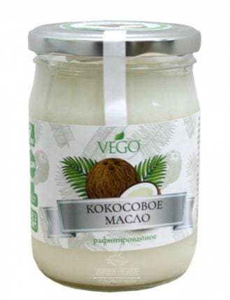 Масло кокосовое 0,5 кг Vego