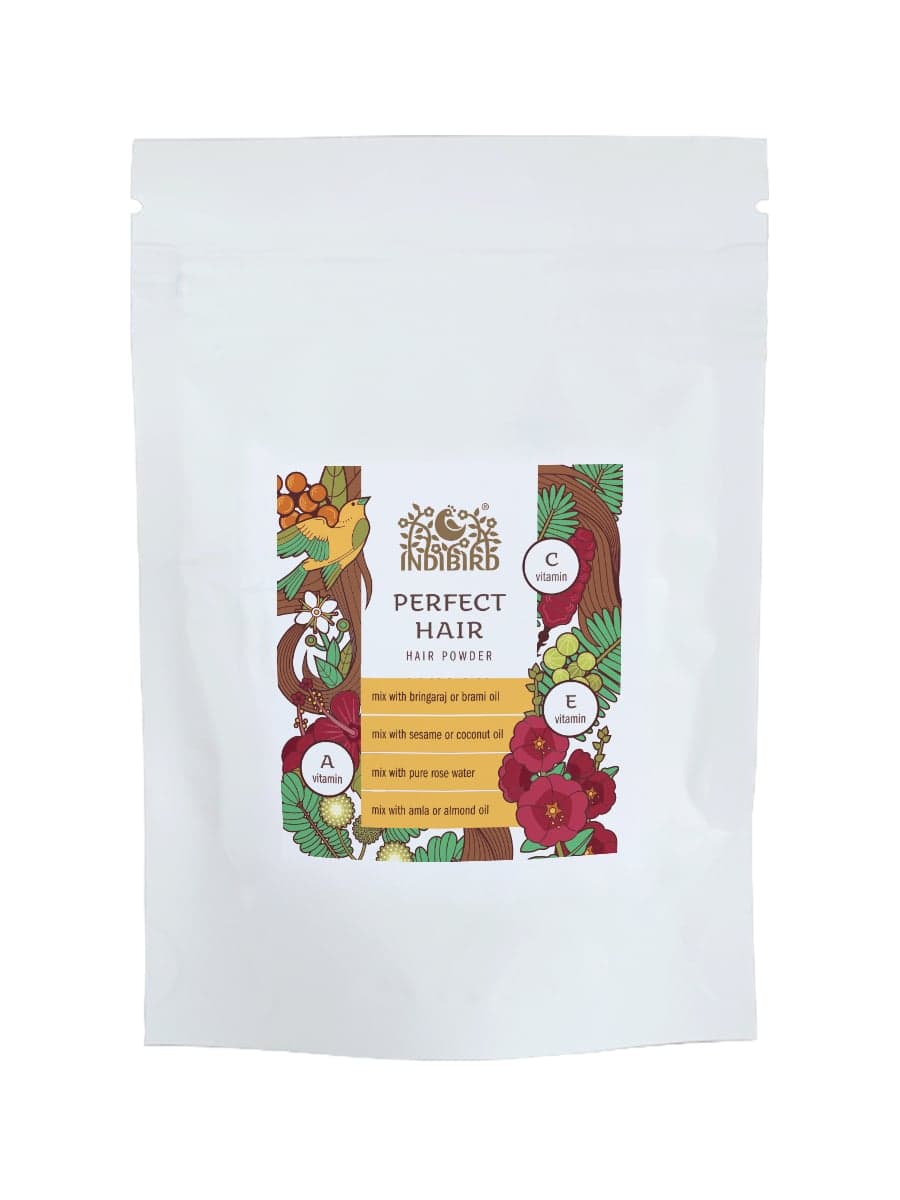 Травяная маска-шампунь Совершенство волос / Perfect Hair Powder 100 г Indibird (2)