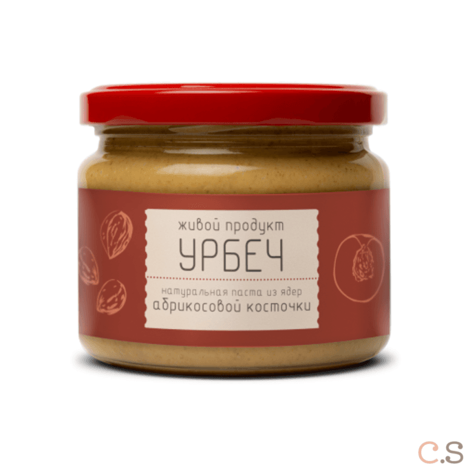 Урбеч из ядер абрикосовых косточек 225 гр Живой продукт