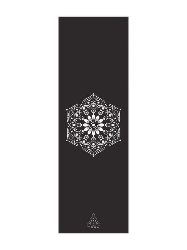 Коврик для йоги Mandala Black Germany, RamaYoga