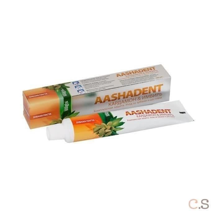 Зубная паста Кардамон - Имбирь 100 гр Aasha Herbals