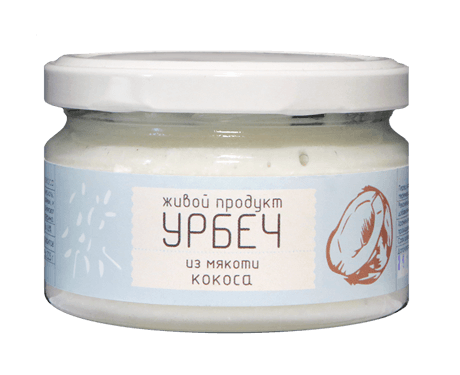 Урбеч из мякоти кокоса 225 гр Живой продукт