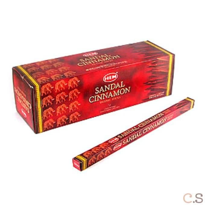 Сандал Корица (Sandal Cinnamon) благовония 8 гр HEM