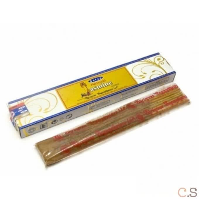 Натуральный Жасмин (Natural Jasmine) индийские благовония 15 гр Satya