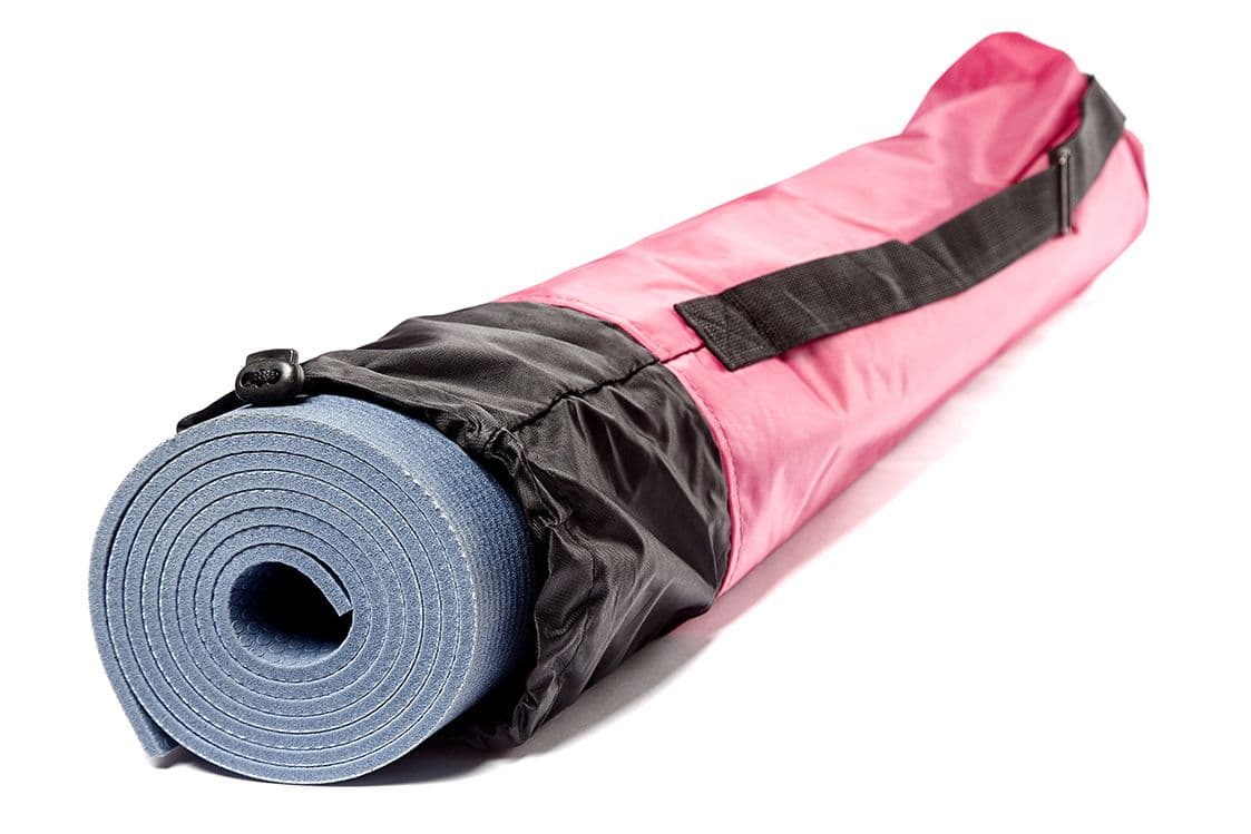 Чехол для коврика Инь Янь однотонный розовый, RamaYoga