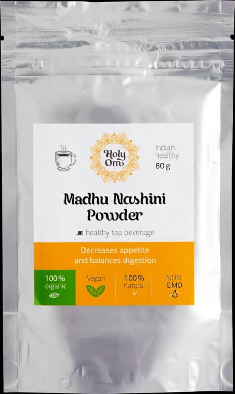 Мадху Нашини порошок (Madhu Nashini Powder) чайный напиток, 80гр Золото Индии