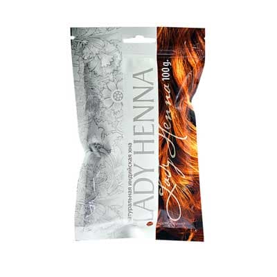 Натуральная индийская хна коричневая 100 гр Lady Henna