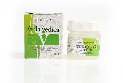Успокаивающий расслабляющий массажный бальзам 10 гр Veda Vedica