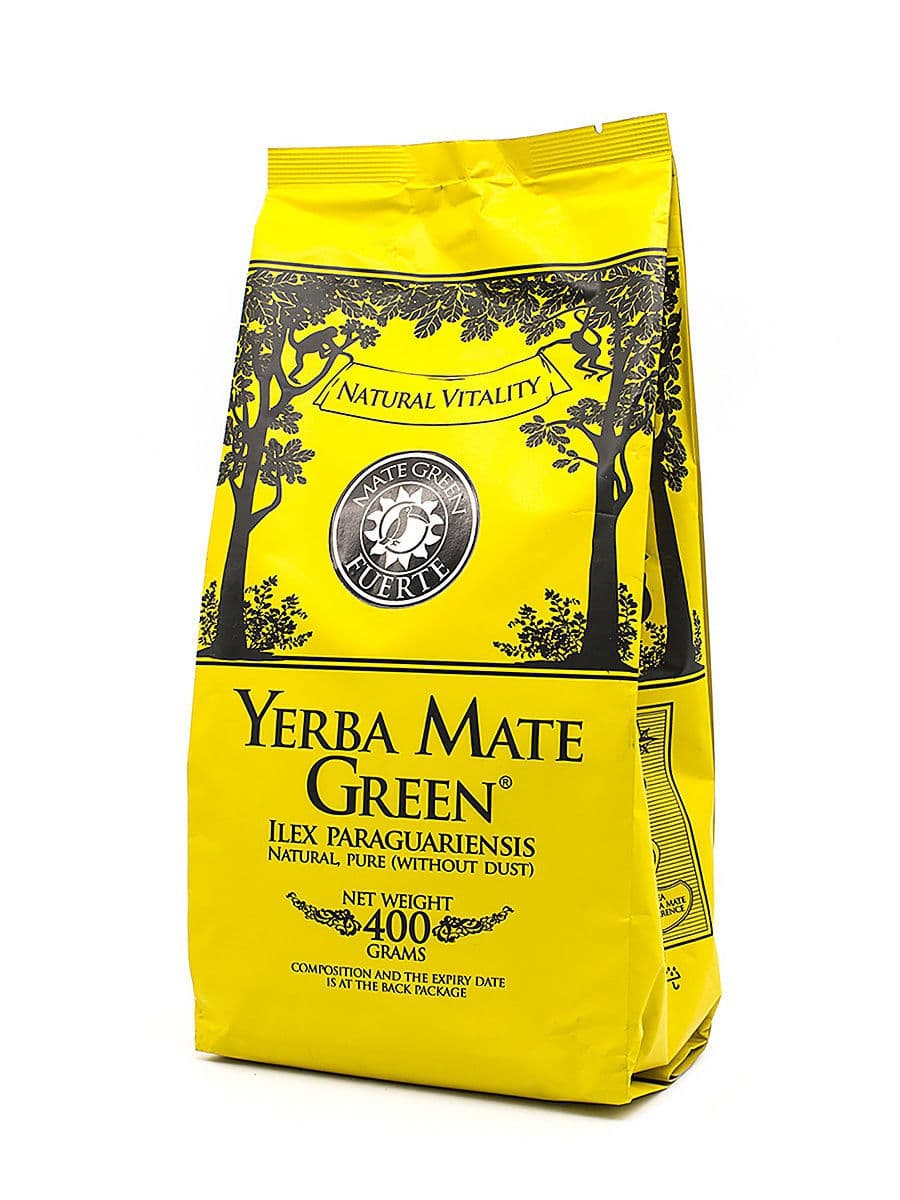 Mate Green Fuerte 400 гр (гуарана, катуаба, лист гинко билоба, ягодны годжи, лист смородины)