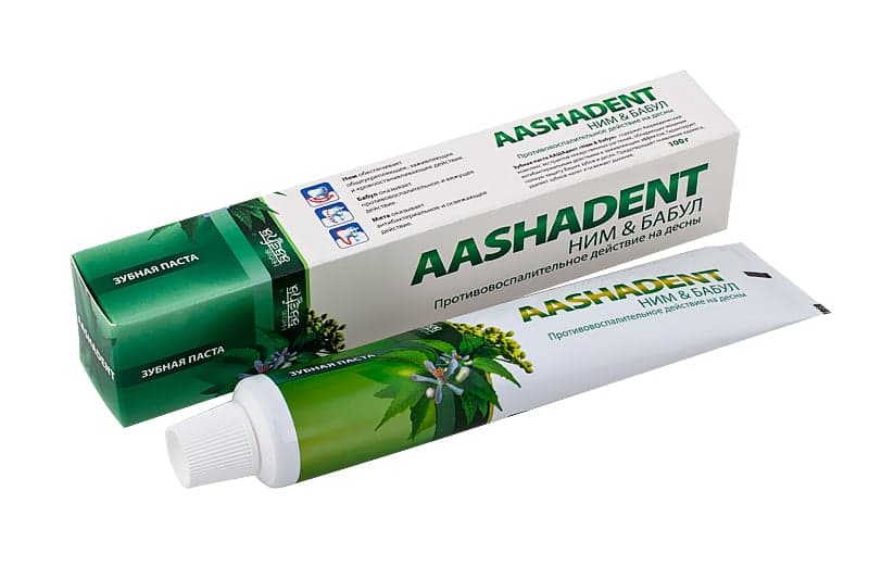 Зубная паста Ним - Бабул 100 гр Aasha Herbals