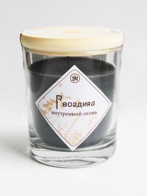Гвоздика свеча ароматическая восковая в стекле