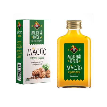 Масло кедрового ореха 0,1 л Масляный король