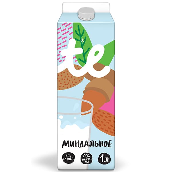 Напиток пастеризованный Миндальный 1 л Bite