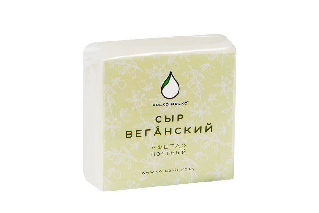 Сыр веганский со вкусом Фета 280 гр Volkomolko