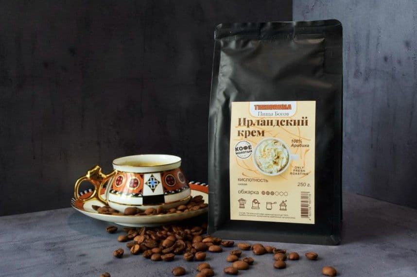 Кофе Ирландский крем молотый, Theobroma "Пища Богов"