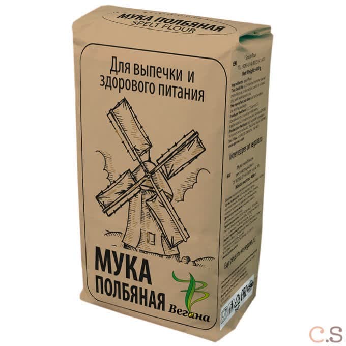 Мука Полбяная 400 гр Вегана