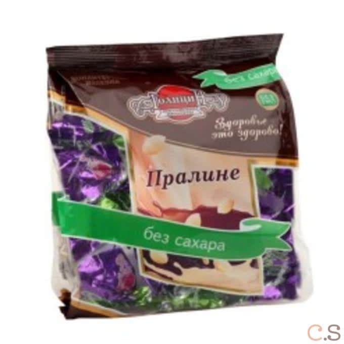 Конфеты Пралине горькое на фруктозе 180 гр Голицин