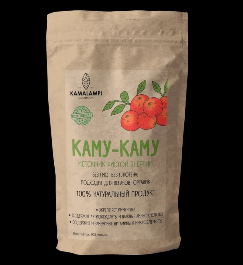Порошок ягод Каму-Каму 100 гр Kamalampi Superfoods