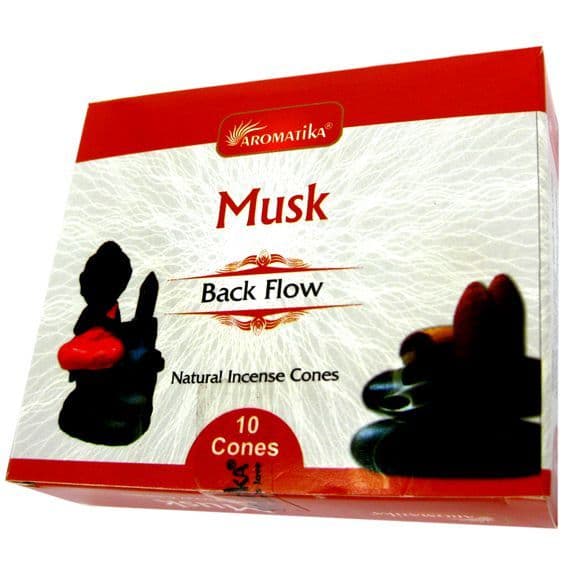 Муск (Musk) благовония стелющийся дым 10 конусов Aromatika