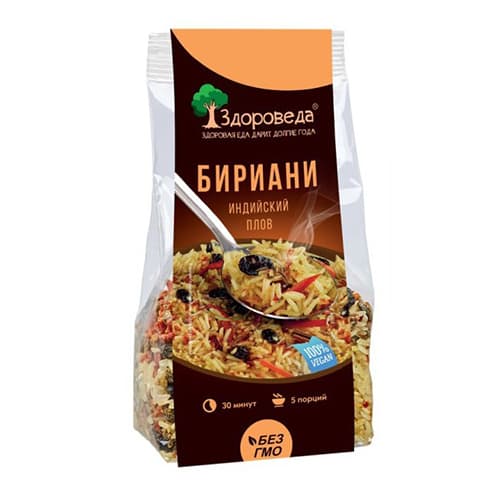 Бириани индийский плов 250 гр Здороведа