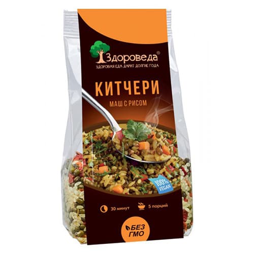 Китчери маш с рисом 250 гр Здороведа