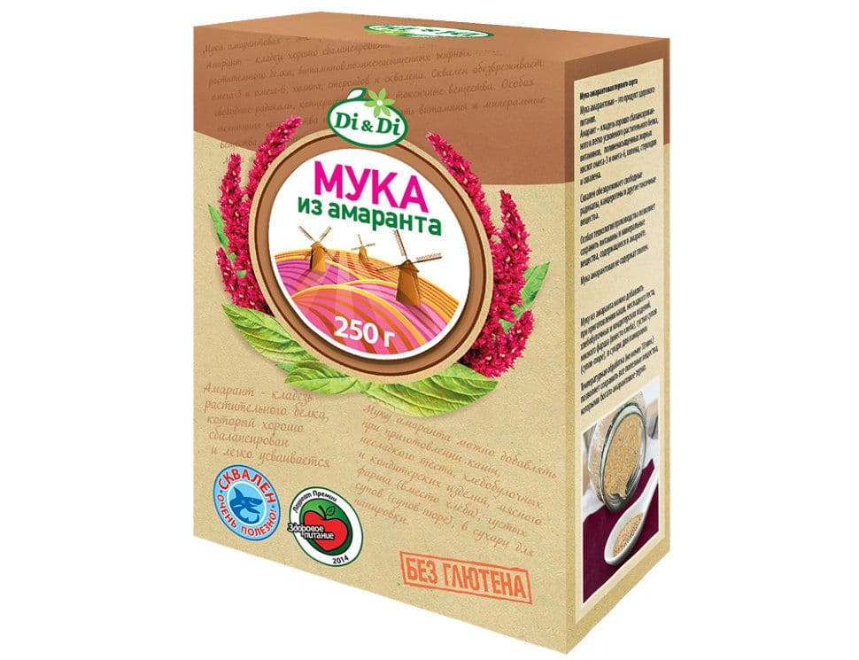 Мука амарантовая 250 гр Ди энд ди