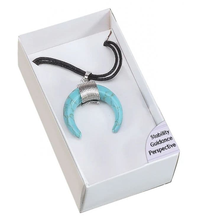 Амулет подвеска Магнезит аквамарин Teal Magnesite Lo Scarabeo