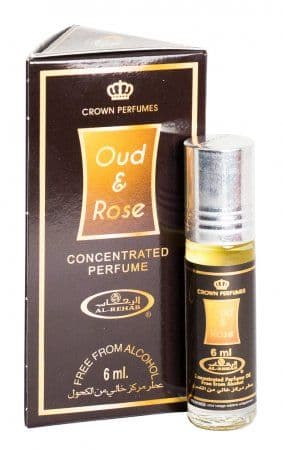 Масляные духи Oud & Rose / Уд и Роза - Al Rehab, 6 мл.