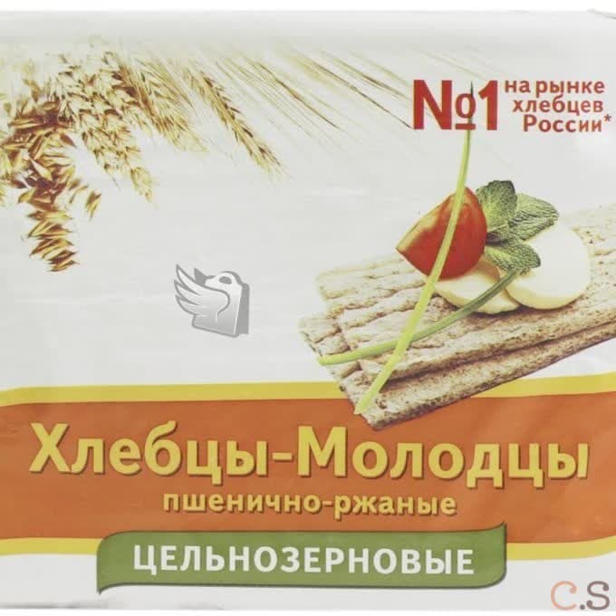 Хлебцы пшенично-ржаные 100 гр Хлебцы-молодцы