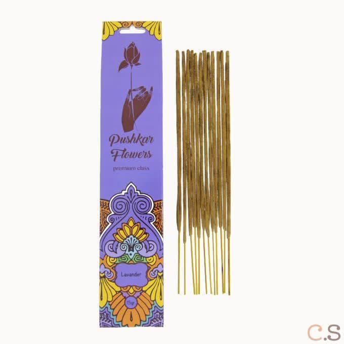 Лаванда (Lavander) 15 гр Благовония премиум Pushkar Flowers