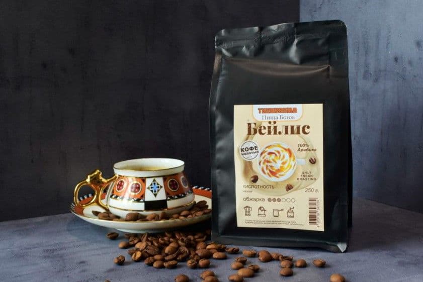 Кофе Бейлис, молотый, Theobroma "Пища Богов"