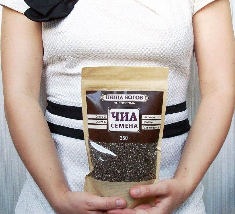 Семена "ЧИА", Theobroma "Пища Богов"