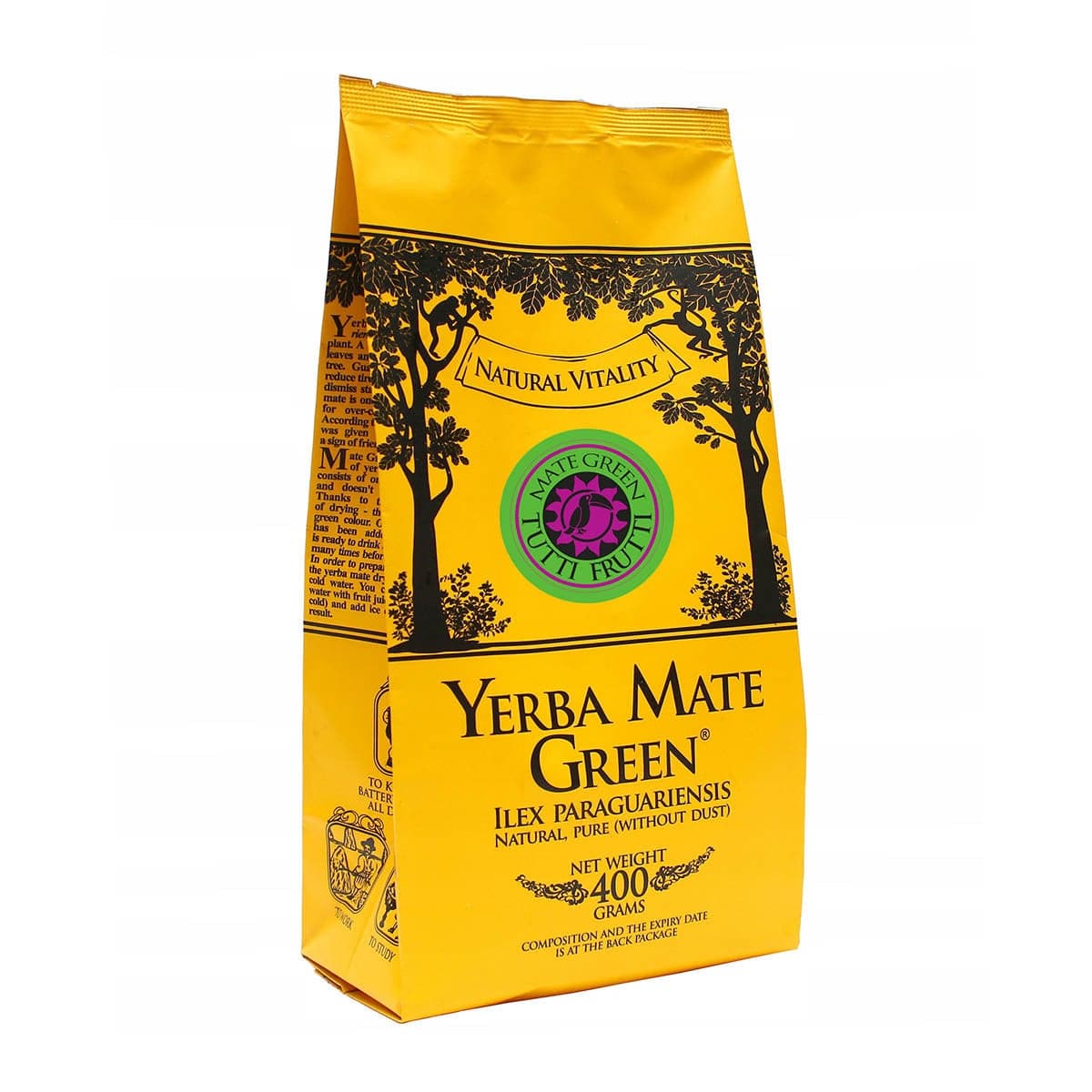 Mate Green Tutti Frutti 400 гр (черника, ежевика, рябина, бузина, лесные ягоды)